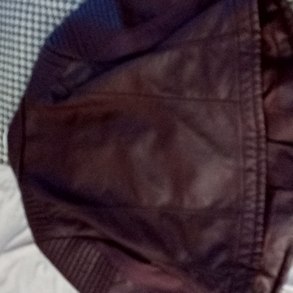 NY & Co Maroon Biker Jacket - Picture 4 of 4